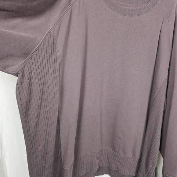 Maurices Oversized Pullover Sweatshirt Purple 4X - Picture 3 of 8